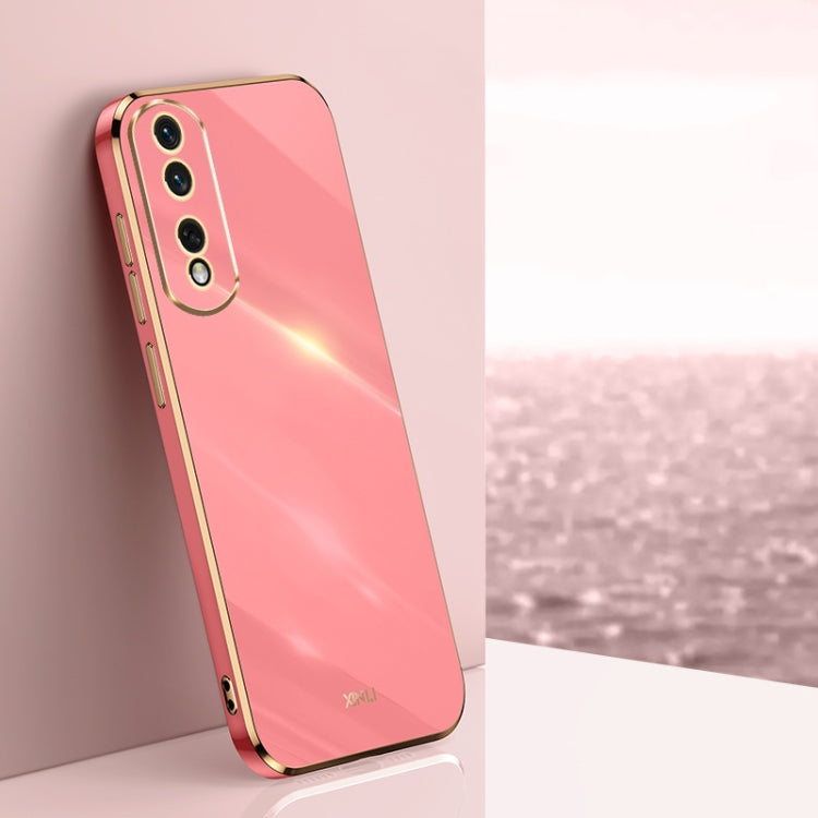 Custodia per telefono in TPU elettrolitico 6D con bordo dritto XINLI, For Honor Play 50 Plus 5G, For Honor 90 Pro, For Honor 90