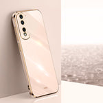 Custodia per telefono in TPU elettrolitico 6D con bordo dritto XINLI, For Honor Play 50 Plus 5G, For Honor 90 Pro, For Honor 90
