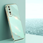 Custodia per telefono in TPU elettrolitico 6D con bordo dritto XINLI, For Honor Play 50 Plus 5G, For Honor 90 Pro, For Honor 90