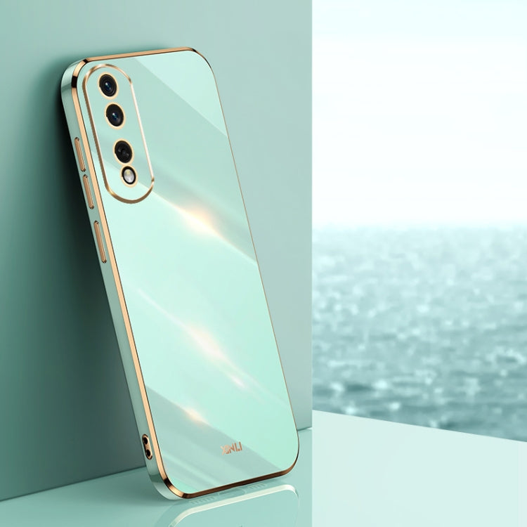 Custodia per telefono in TPU elettrolitico 6D con bordo dritto XINLI, For Honor Play 50 Plus 5G, For Honor 90 Pro, For Honor 90