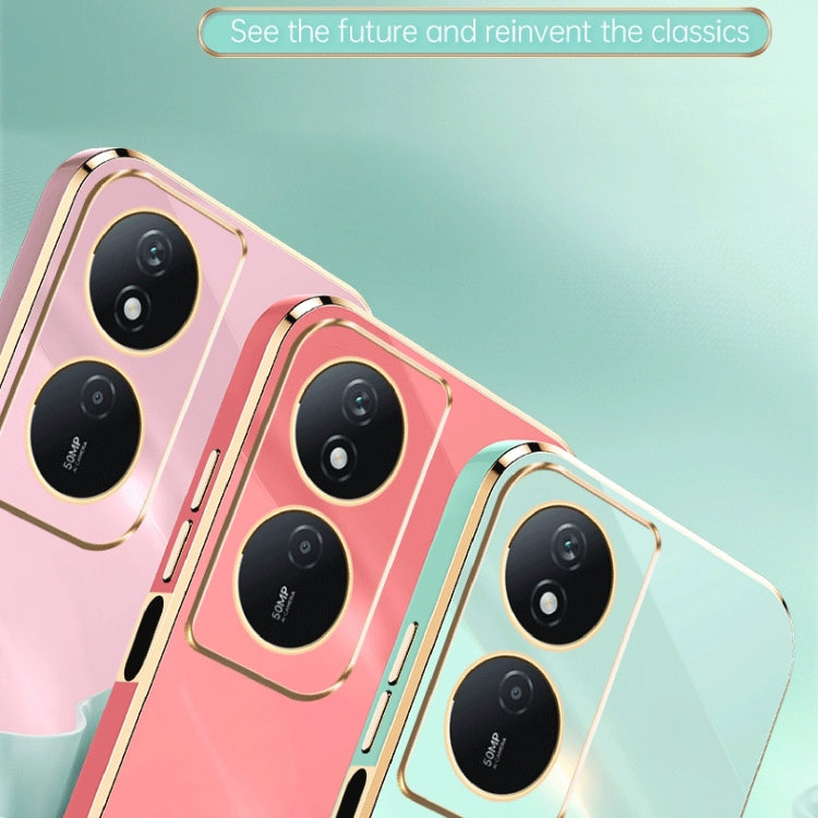 Custodia per telefono in TPU elettrolitico 6D con bordo dritto XINLI, For Honor Play 50 Plus 5G, For Honor 90 Pro, For Honor 90
