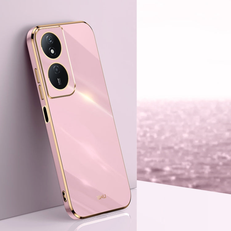 Custodia per telefono in TPU elettrolitico 6D con bordo dritto XINLI, For Honor Play 50 Plus 5G, For Honor 90 Pro, For Honor 90