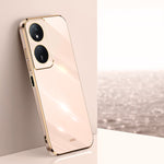 Custodia per telefono in TPU elettrolitico 6D con bordo dritto XINLI, For Honor Play 50 Plus 5G, For Honor 90 Pro, For Honor 90
