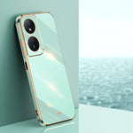 Custodia per telefono in TPU elettrolitico 6D con bordo dritto XINLI, For Honor Play 50 Plus 5G, For Honor 90 Pro, For Honor 90
