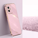 Custodia per telefono in TPU elettrolitico 6D con bordo dritto XINLI, For Honor 100 Pro, For Honor 100, For Honor X50i+ 5G