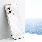 Custodia per telefono in TPU elettrolitico 6D con bordo dritto XINLI, For Honor 100 Pro, For Honor 100, For Honor X50i+ 5G