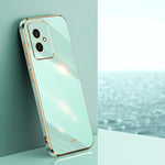 Custodia per telefono in TPU elettrolitico 6D con bordo dritto XINLI, For Honor 100 Pro, For Honor 100, For Honor X50i+ 5G