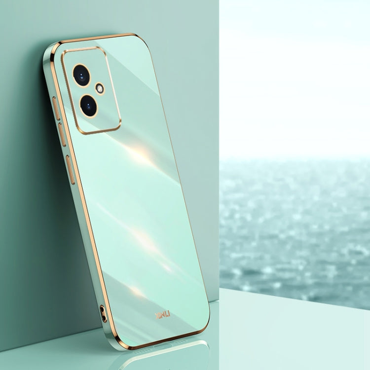 Custodia per telefono in TPU elettrolitico 6D con bordo dritto XINLI, For Honor 100 Pro, For Honor 100, For Honor X50i+ 5G