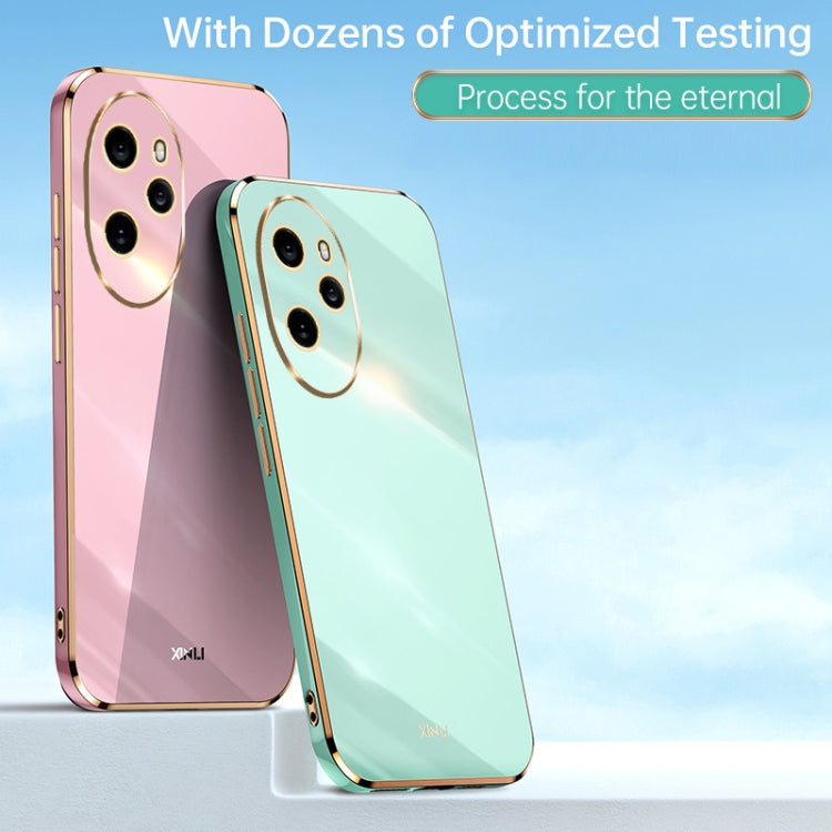 Custodia per telefono in TPU elettrolitico 6D con bordo dritto XINLI, For Honor 100 Pro, For Honor 100, For Honor X50i+ 5G