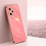 Custodia per telefono in TPU elettrolitico 6D con bordo dritto XINLI, For Honor 100 Pro, For Honor 100, For Honor X50i+ 5G