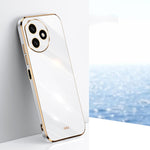 Custodia per telefono in TPU elettrolitico 6D con bordo dritto XINLI, For Honor 100 Pro, For Honor 100, For Honor X50i+ 5G