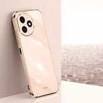 Custodia per telefono in TPU elettrolitico 6D con bordo dritto XINLI, For Honor 100 Pro, For Honor 100, For Honor X50i+ 5G