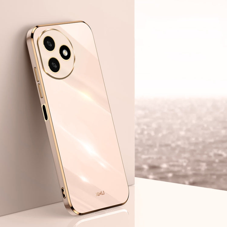 Custodia per telefono in TPU elettrolitico 6D con bordo dritto XINLI, For Honor 100 Pro, For Honor 100, For Honor X50i+ 5G