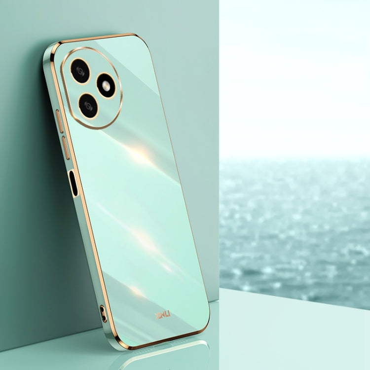 Custodia per telefono in TPU elettrolitico 6D con bordo dritto XINLI, For Honor 100 Pro, For Honor 100, For Honor X50i+ 5G
