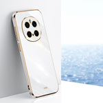 Custodia per telefono in TPU elettrolitico 6D con bordo dritto XINLI, For Honor 400 Global 156.5mm, For Honor Magic7 Pro, For Honor X60 Pro