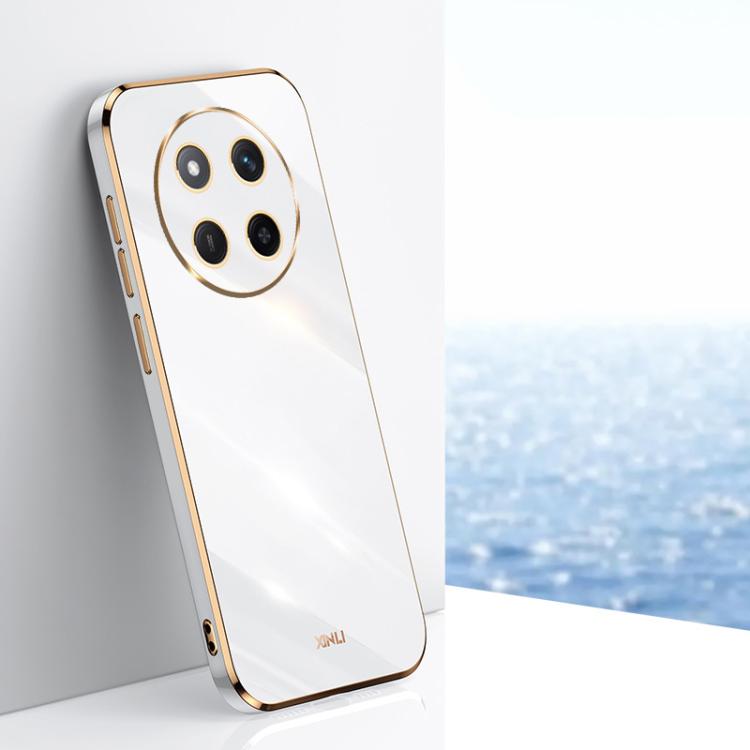 Custodia per telefono in TPU elettrolitico 6D con bordo dritto XINLI, For Honor 400 Global 156.5mm, For Honor Magic7 Pro, For Honor X60 Pro