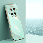 Custodia per telefono in TPU elettrolitico 6D con bordo dritto XINLI, For Honor 400 Global 156.5mm, For Honor Magic7 Pro, For Honor X60 Pro