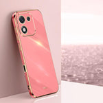 Custodia per telefono in TPU elettrolitico 6D con bordo dritto XINLI, For Honor 400 Smart 5G, For Honor X70 5G, For Honor X70i