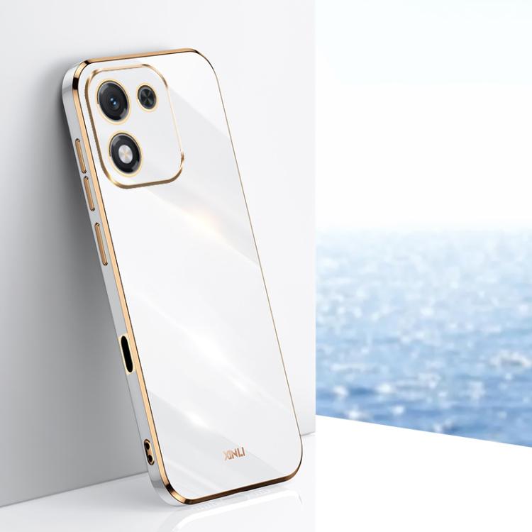 Custodia per telefono in TPU elettrolitico 6D con bordo dritto XINLI, For Honor 400 Smart 5G, For Honor X70 5G, For Honor X70i