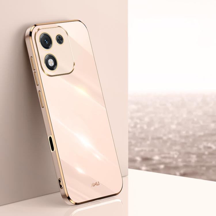 Custodia per telefono in TPU elettrolitico 6D con bordo dritto XINLI, For Honor 400 Smart 5G, For Honor X70 5G, For Honor X70i