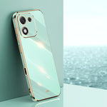 Custodia per telefono in TPU elettrolitico 6D con bordo dritto XINLI, For Honor 400 Smart 5G, For Honor X70 5G, For Honor X70i