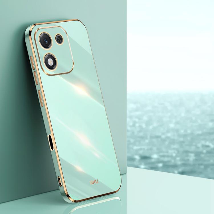 Custodia per telefono in TPU elettrolitico 6D con bordo dritto XINLI, For Honor 400 Smart 5G, For Honor X70 5G, For Honor X70i
