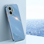 Custodia per telefono in TPU elettrolitico 6D con bordo dritto XINLI, For Honor 400 Global 156.5mm, For Honor Magic7 Pro, For Honor X60 Pro