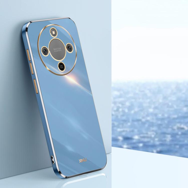 Custodia per telefono in TPU elettrolitico 6D con bordo dritto XINLI, For Honor 400 Smart 5G, For Honor X70 5G, For Honor X70i