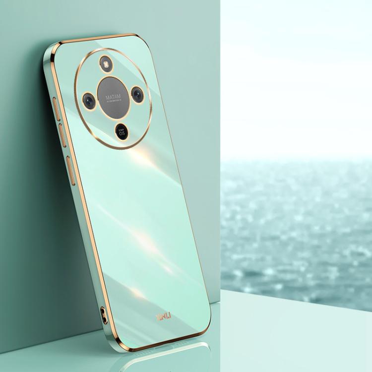 Custodia per telefono in TPU elettrolitico 6D con bordo dritto XINLI, For Honor 400 Smart 5G, For Honor X70 5G, For Honor X70i