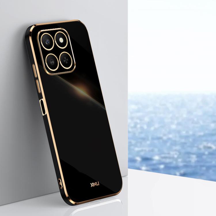 Custodia per telefono in TPU elettrolitico 6D con bordo dritto XINLI, For Honor 400 Smart 5G, For Honor X70 5G, For Honor X70i