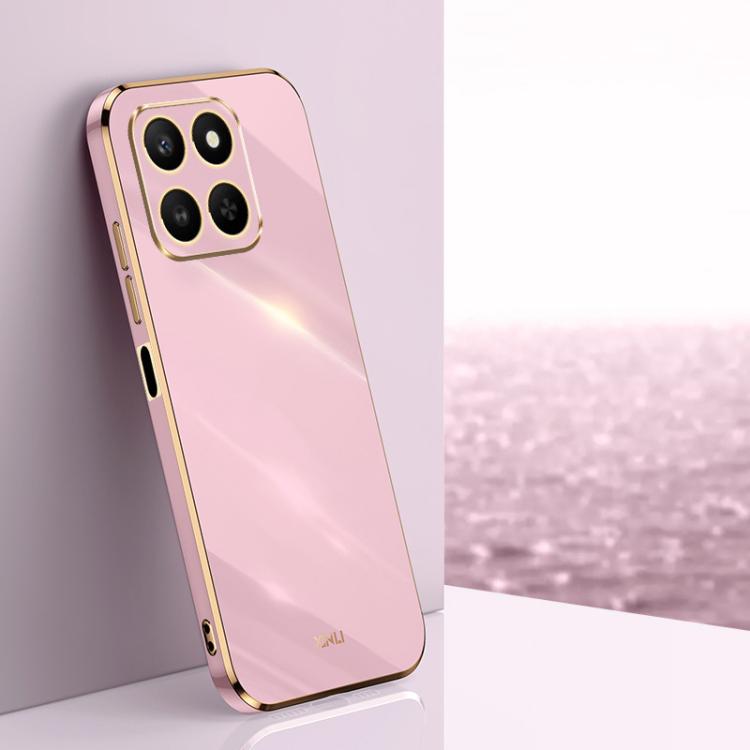 Custodia per telefono in TPU elettrolitico 6D con bordo dritto XINLI, For Honor 400 Smart 5G, For Honor X70 5G, For Honor X70i