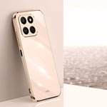 Custodia per telefono in TPU elettrolitico 6D con bordo dritto XINLI, For Honor 400 Smart 5G, For Honor X70 5G, For Honor X70i