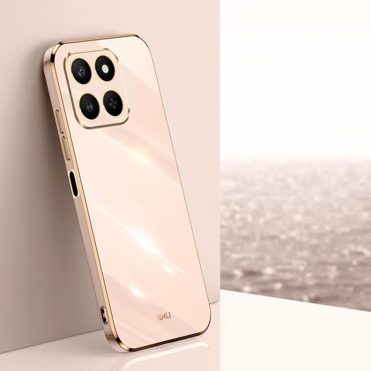 Custodia per telefono in TPU elettrolitico 6D con bordo dritto XINLI, For Honor 400 Smart 5G, For Honor X70 5G, For Honor X70i