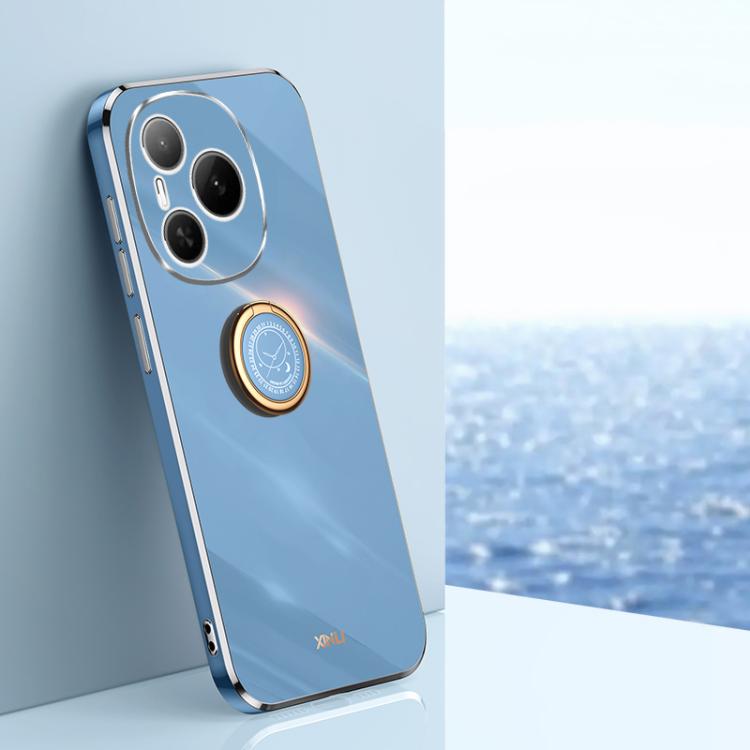 XINLI custodia per telefono in TPU elettrolitico con bordo dritto 6D con supporto per anello, For Honor X60 GT, For Honor Power, For Honor Play 60