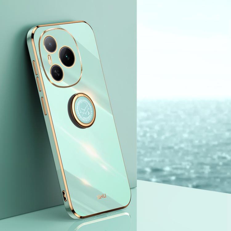 XINLI custodia per telefono in TPU elettrolitico con bordo dritto 6D con supporto per anello, For Honor X60 GT, For Honor Power, For Honor Play 60