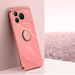 XINLI custodia per telefono in TPU elettrolitico con bordo dritto 6D con supporto per anello, For Honor 600 Lite Global, For Honor Power2, For Honor 500 Global 155.8mm