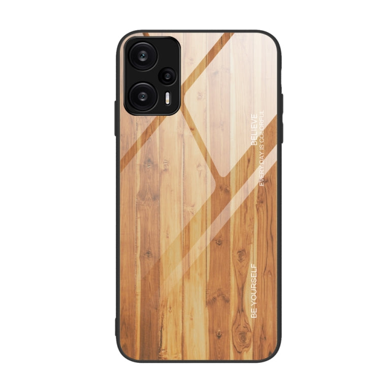 Custodia TPU effetto legno per Xiaomi Redmi Note 12 4G
