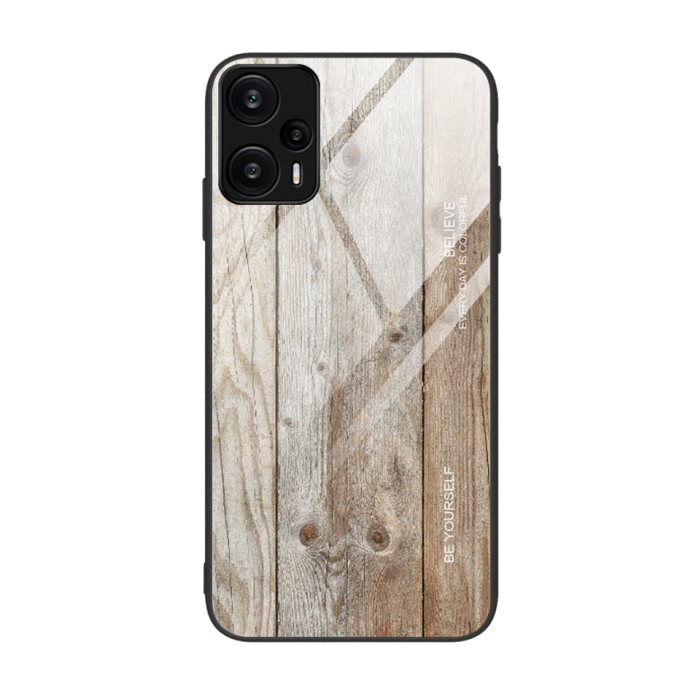 Custodia TPU effetto legno per Xiaomi Redmi Note 12 4G