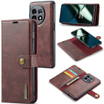 Custodia in pelle magnetica staccabile DG.MING Crazy Horse Texture, For OnePlus 15, For OnePlus 12, For OnePlus 11