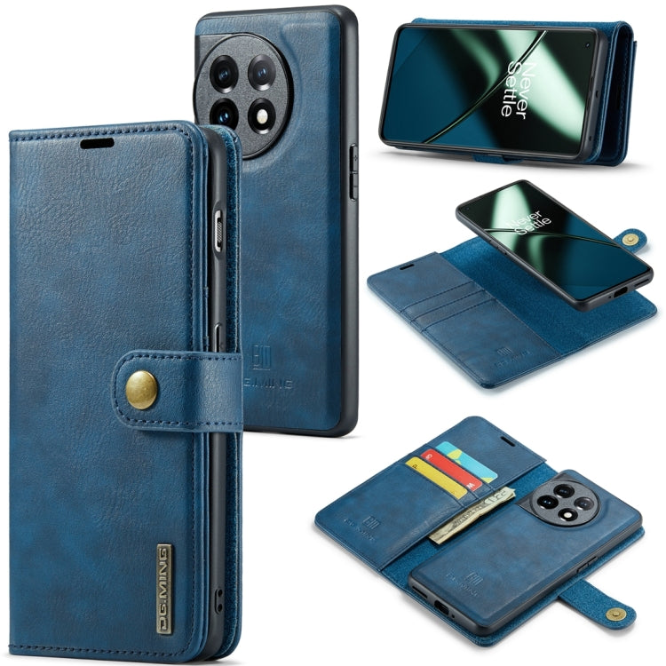 Custodia in pelle magnetica staccabile DG.MING Crazy Horse Texture, For OnePlus 15, For OnePlus 12, For OnePlus 11