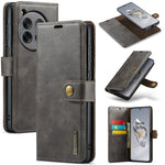 Custodia in pelle magnetica staccabile DG.MING Crazy Horse Texture, For OnePlus 15, For OnePlus 12, For OnePlus 11