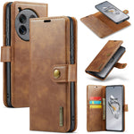 Custodia in pelle magnetica staccabile DG.MING Crazy Horse Texture, For OnePlus 15, For OnePlus 12, For OnePlus 11