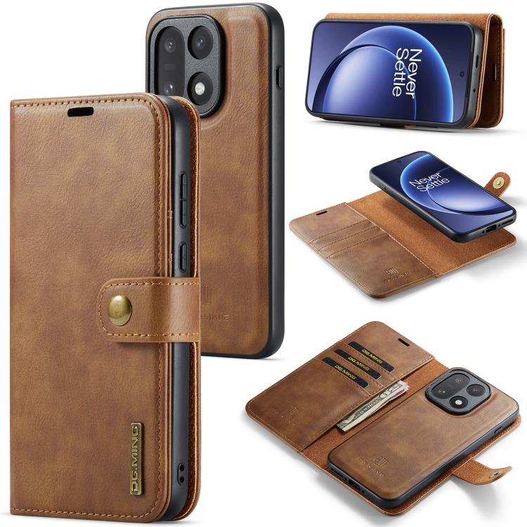 Custodia in pelle magnetica staccabile DG.MING Crazy Horse Texture, For OnePlus 15, For OnePlus 12, For OnePlus 11