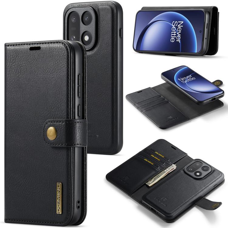 Custodia in pelle magnetica staccabile DG.MING Crazy Horse Texture, For OnePlus 15, For OnePlus 12, For OnePlus 11