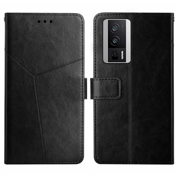 Custodia per cellulare in pelle con motivo a Y a forma di Y, For Xiaomi Poco F5 Pro, For Xiaomi Redmi Note 12S
