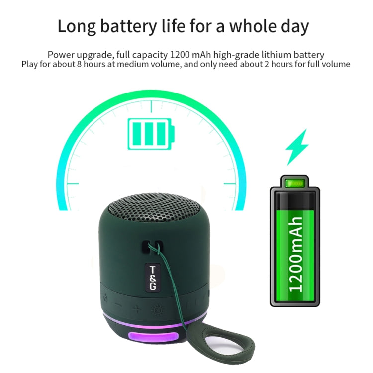 T&G TG294 TWS LED Mini altoparlante esterno audio stereo wireless portatile, TG294