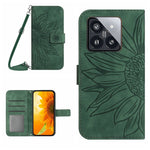 Custodia portafoglio in pelle con flip per Xiaomi 14 e Redmi 13C