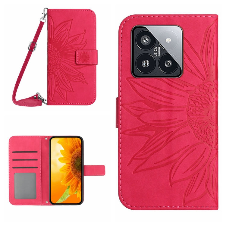 Custodia portafoglio in pelle con flip per Xiaomi 14 Ultra