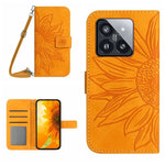 Custodia portafoglio in pelle con flip per Xiaomi 14 Ultra