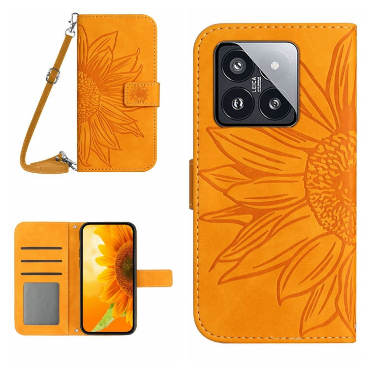 Custodia portafoglio in pelle con flip per Xiaomi 14 Ultra
